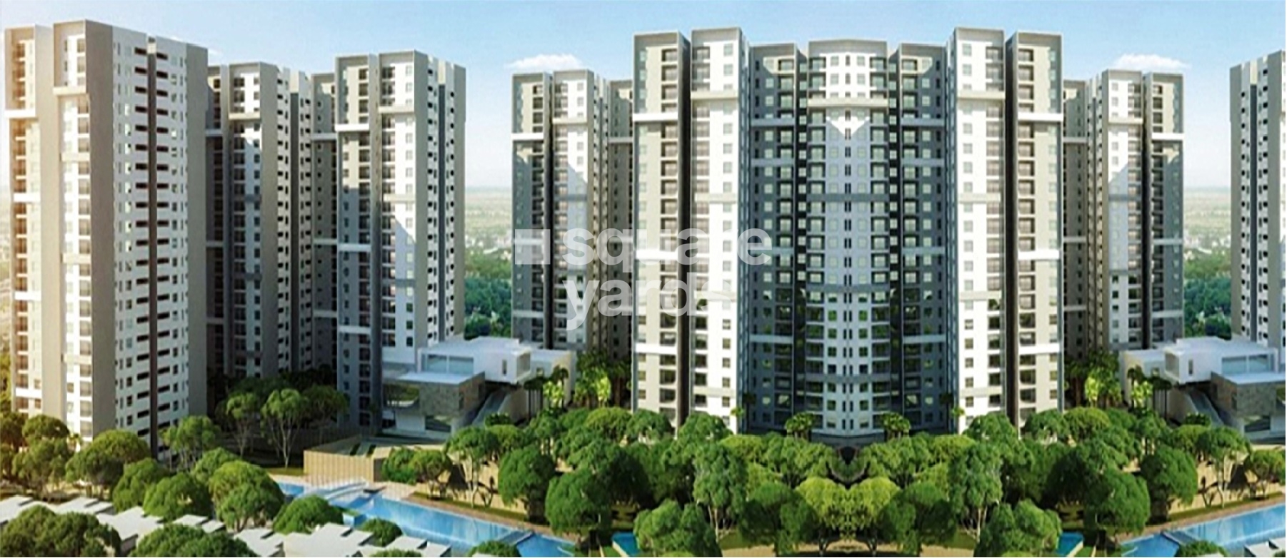 Sobha Rain Forest Phase 3 Wing 5 And 6 Tower View