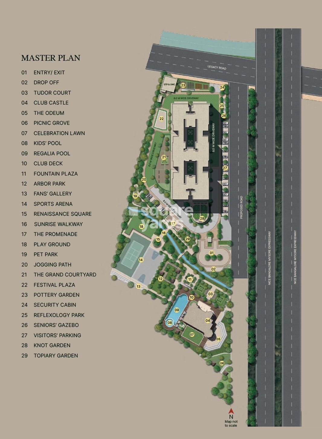Sobha-Royal-Crest_an aerial view of a cityscape with buildings