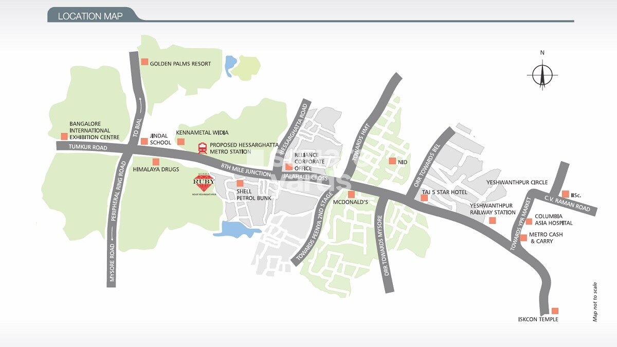 Sobha Ruby Location Image