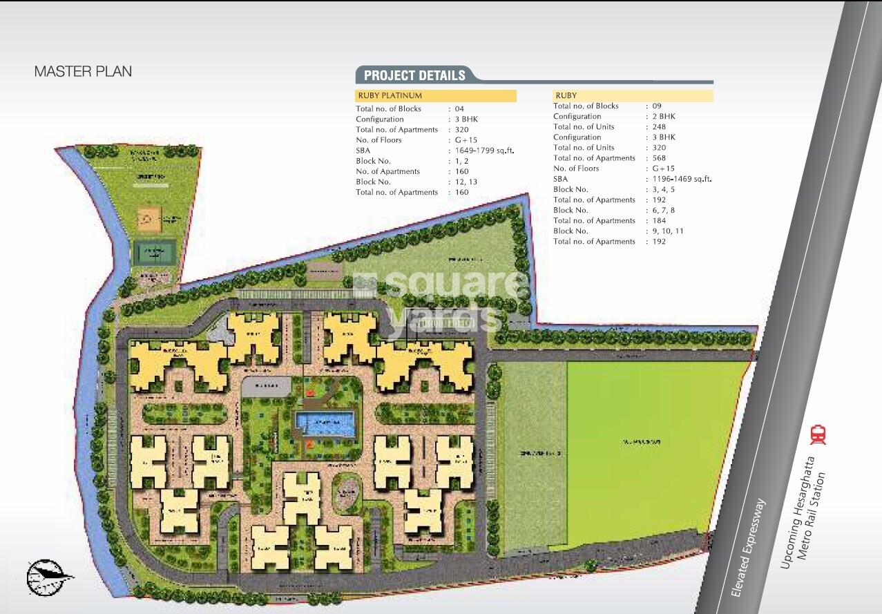 Sobha Ruby Master Plan 1