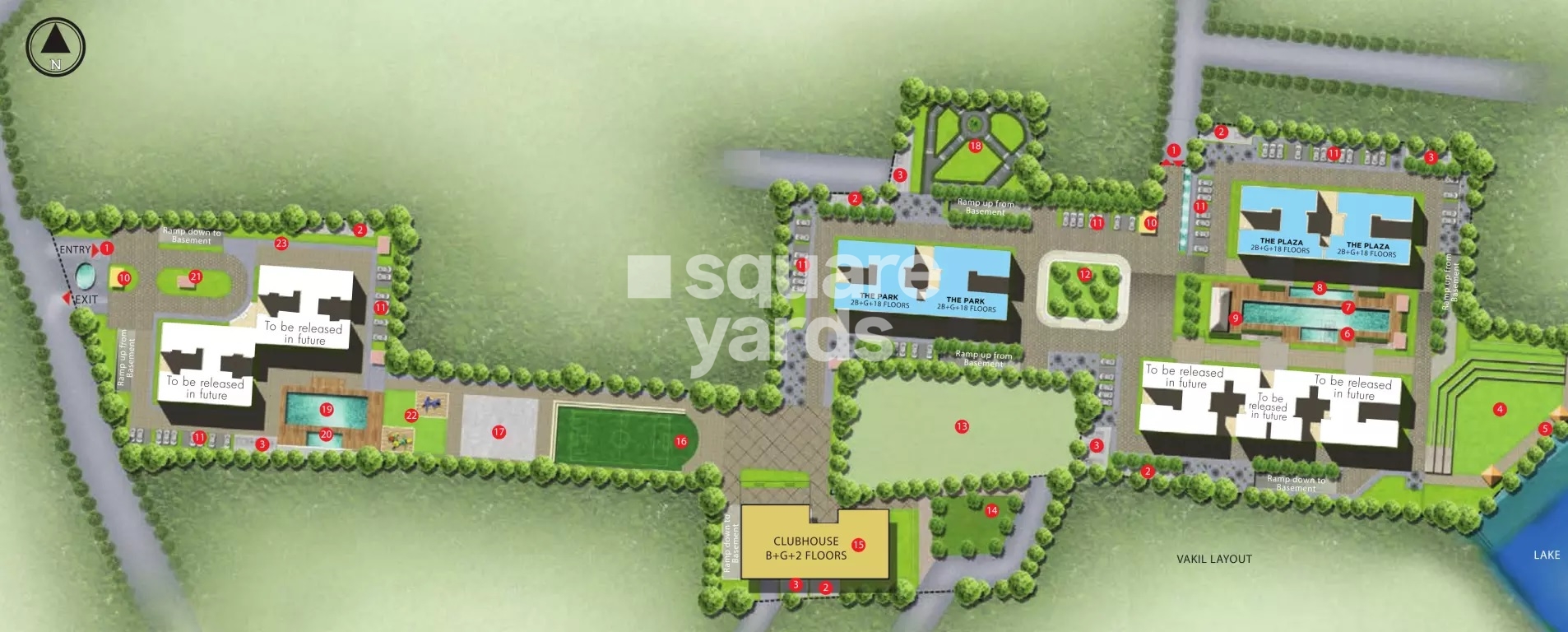 Sobha The Park And The Plaza Master Plan Image