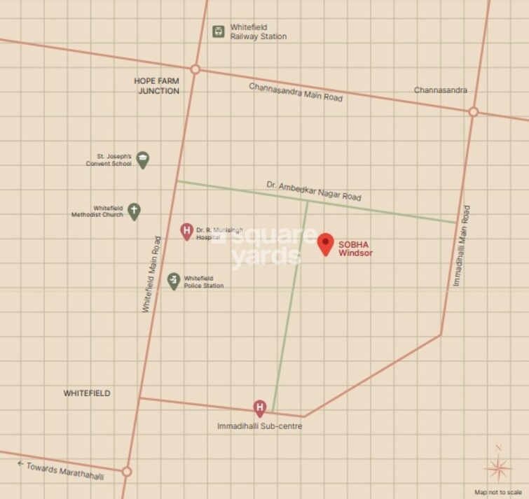 Sobha Windsor Location Image