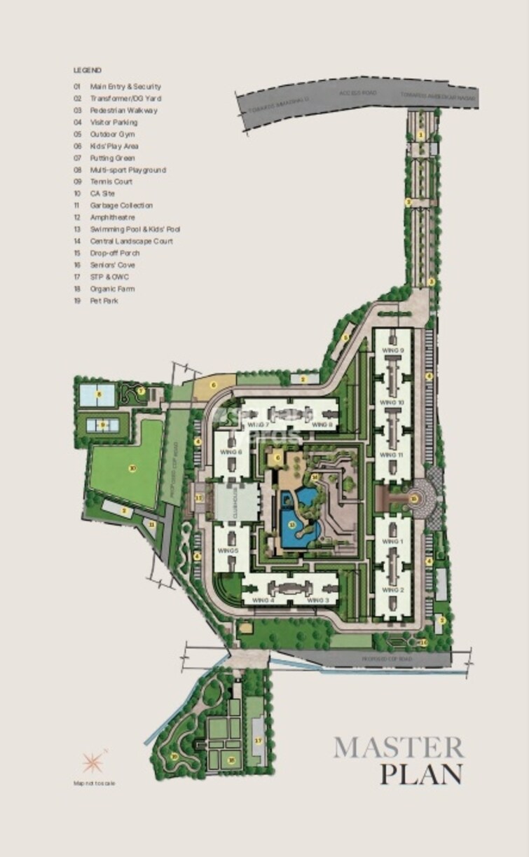 Sobha Windsor Master Plan Image