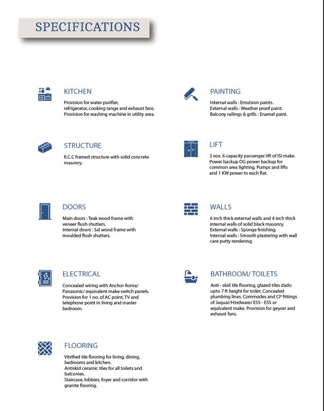 Son Aavya Homes Specification