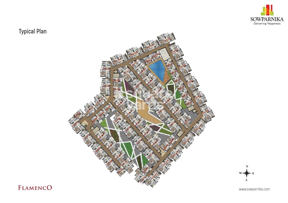 Sowparnika Flamenco Floor Plans