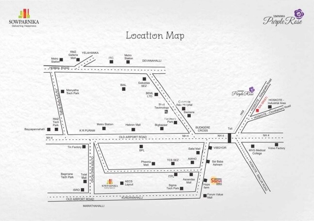 Sowparnika Purple Rose Location Image