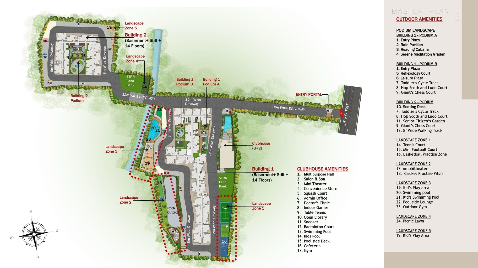 Sowparnika Rhythm Of Rain Master Plan Image 2