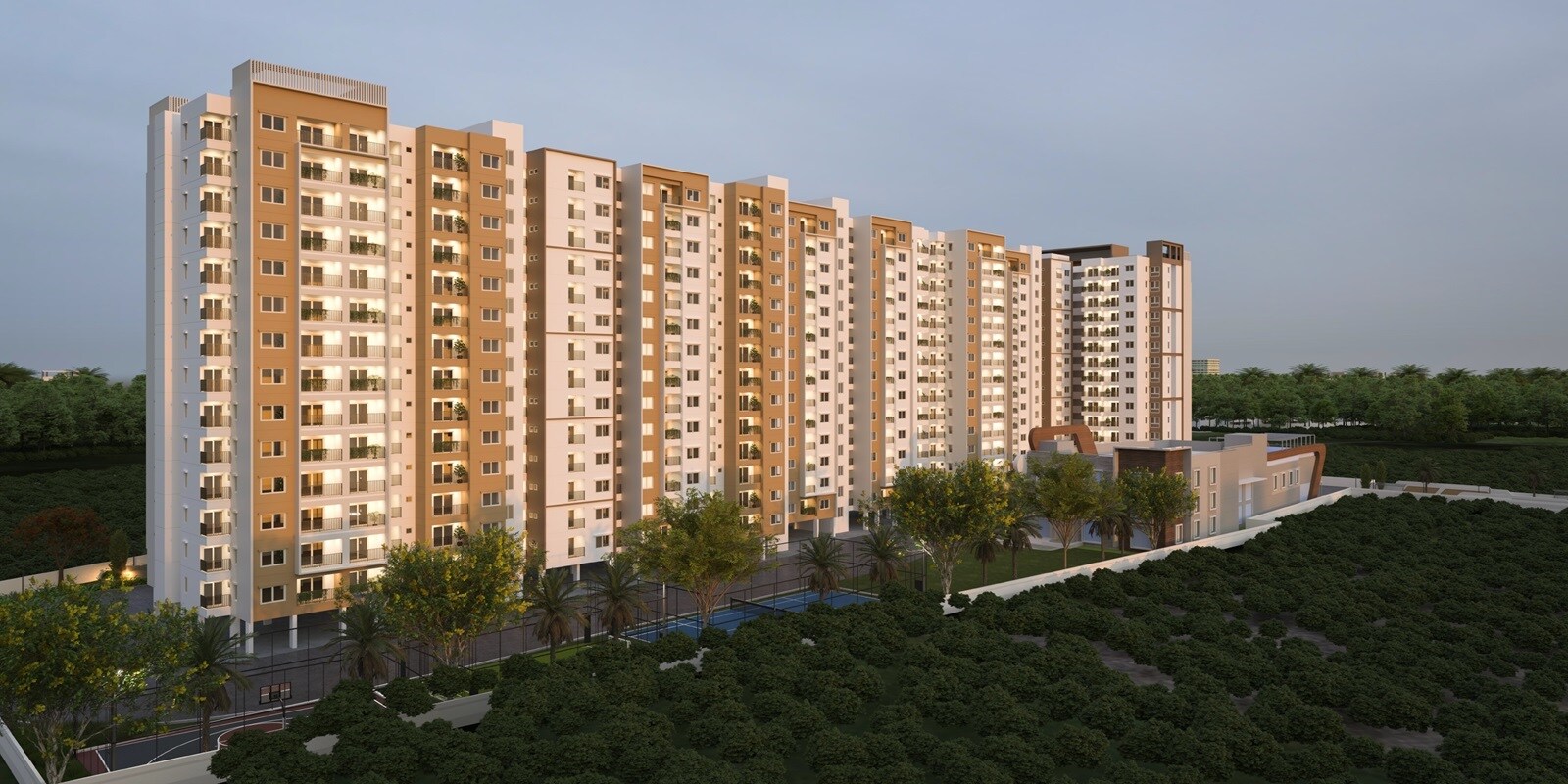 Sowparnika Rhythm Of Rain residential project in Whitefield