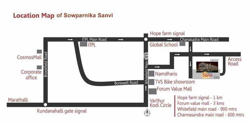 Sowparnika Sanvi Phase II Location Image