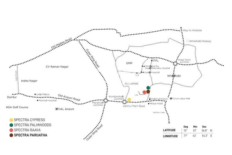 Spectra Parijatha Location Image