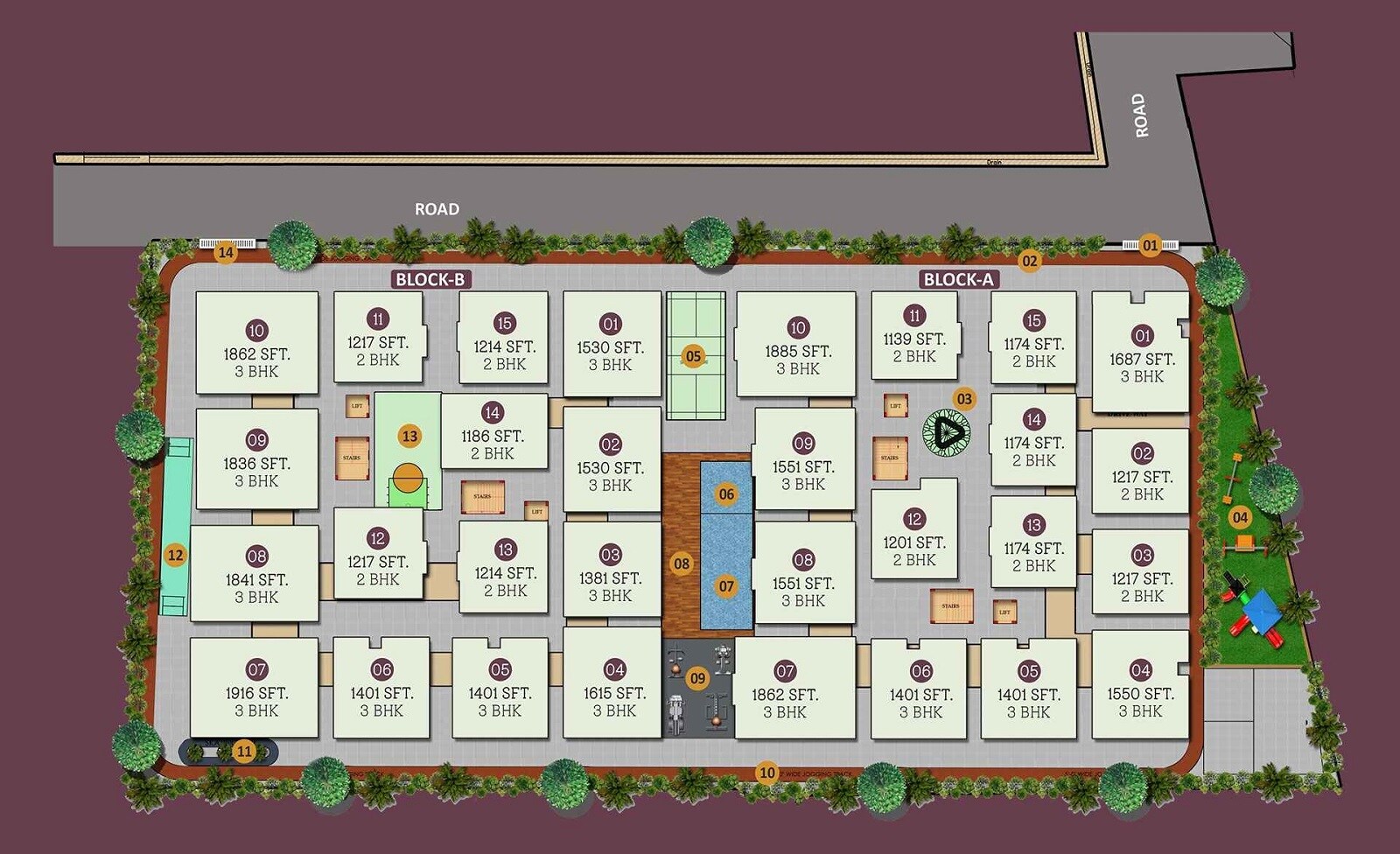 Sree Adithya Pride Master Plan 1