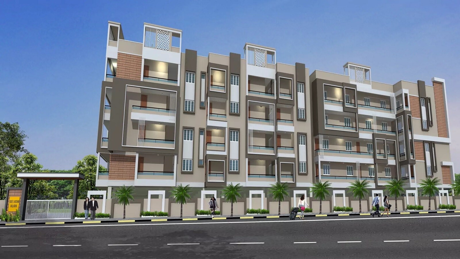 Sree Lakshmi Vallabha Residency Apartment Exteriors