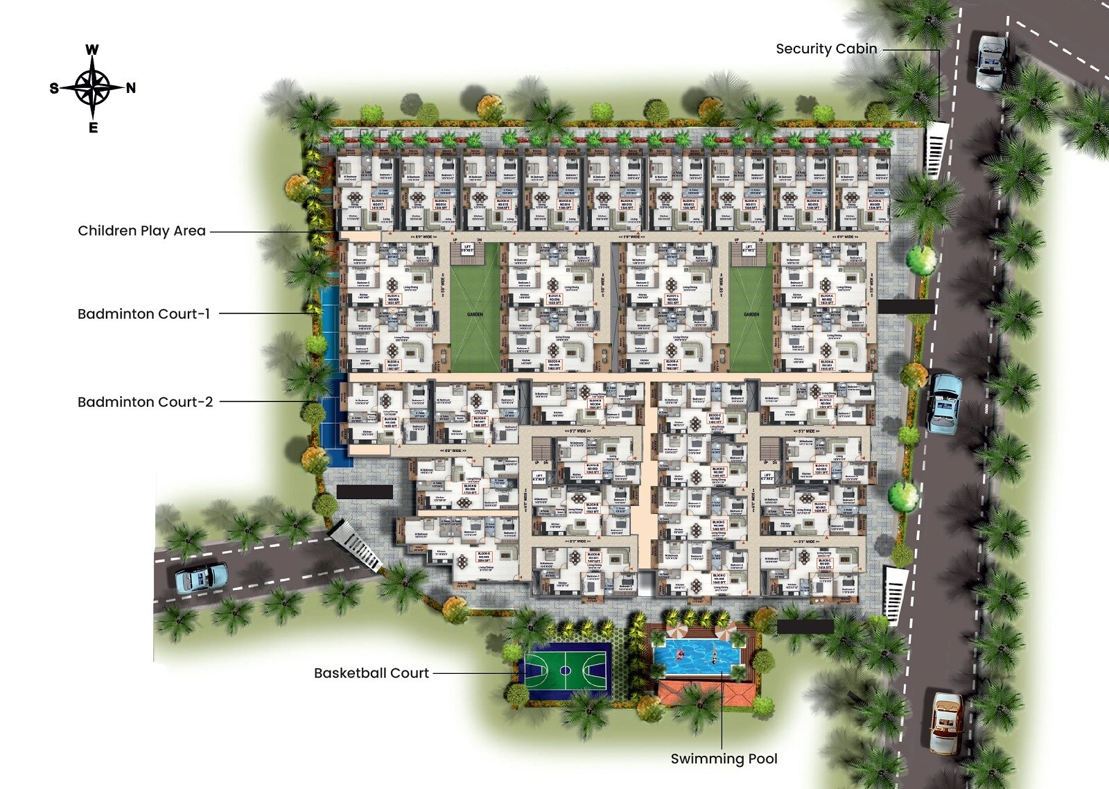 Sree Lakshmi Vallabha Residency Master Plan 1
