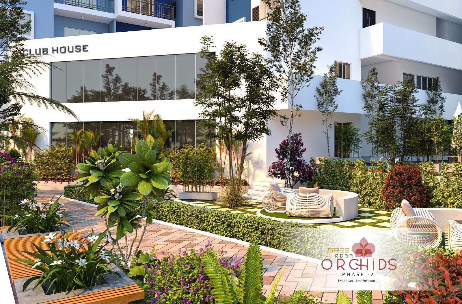 Sree Urban Orchids Clubhouse External Image