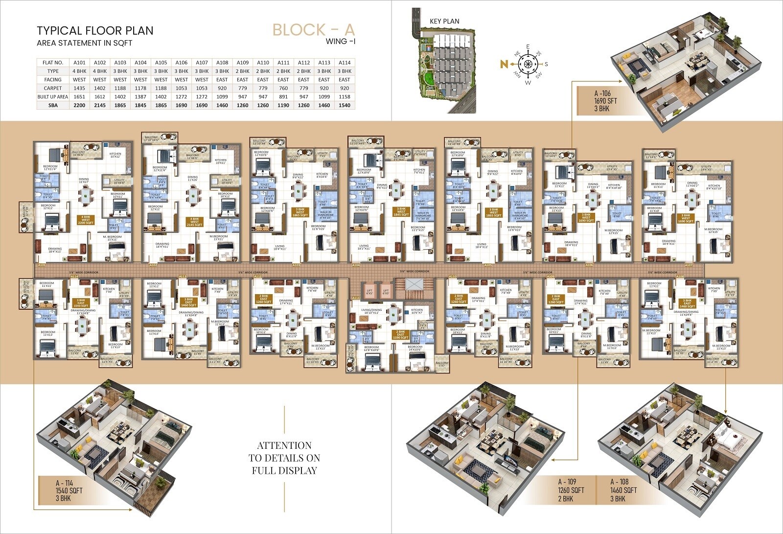 Sree Urban Orchids Floor Plans 2