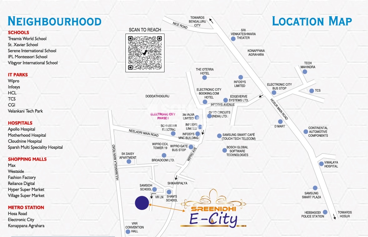 Sreenidhi E City Location Image