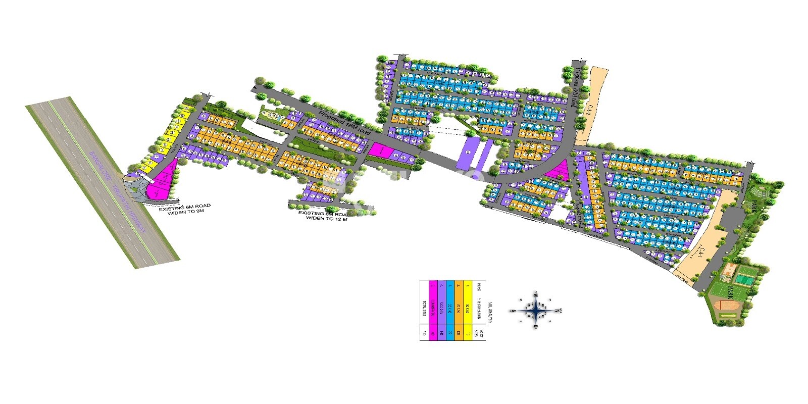 Sri Aditya Palm County Master Plan 1