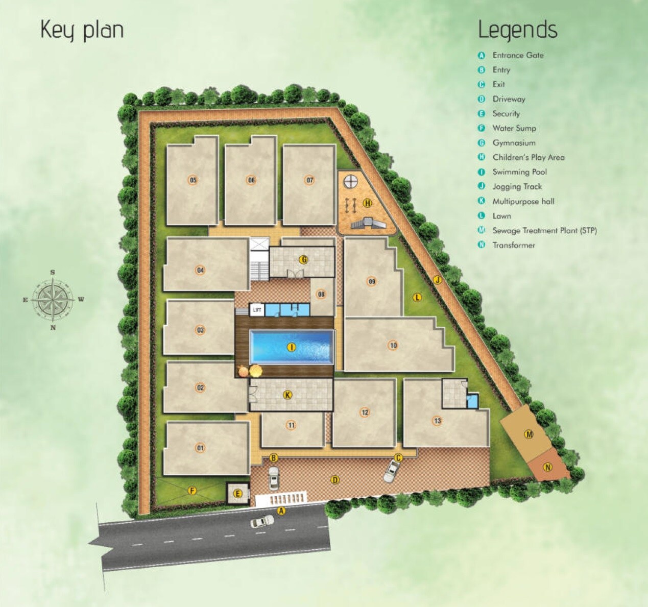 Sri Balaji Emerald Master Plan 1