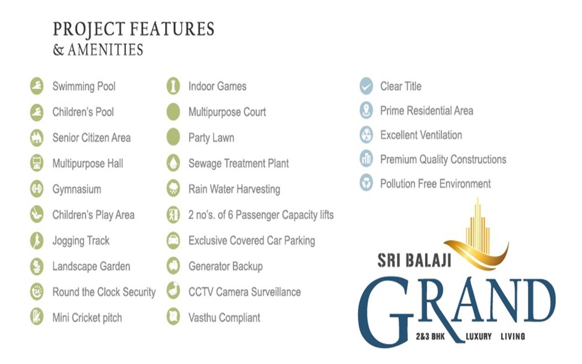 Sri Balaji Grand Amenities-Features