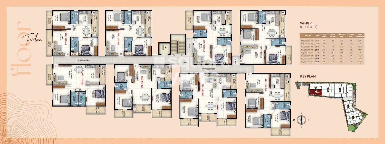 Sri Balaji Rose Woods Floor Plans 2