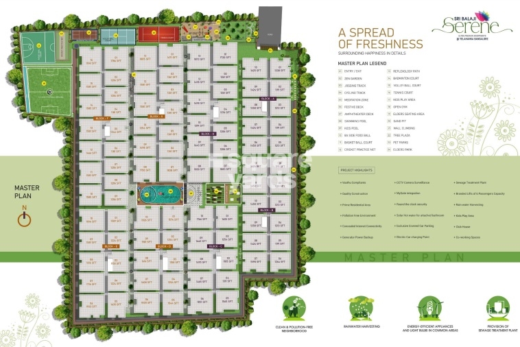 Sri Balaji Serene Master Plan Image