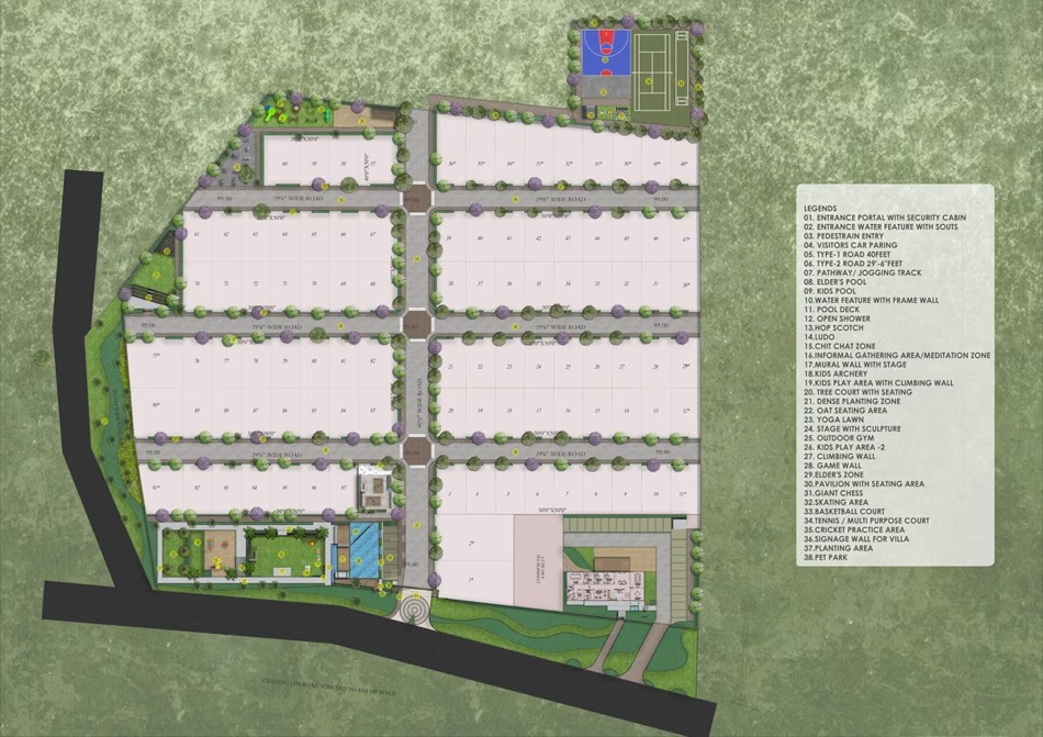 Sri Balaji Urban Retreat Master Plan Image