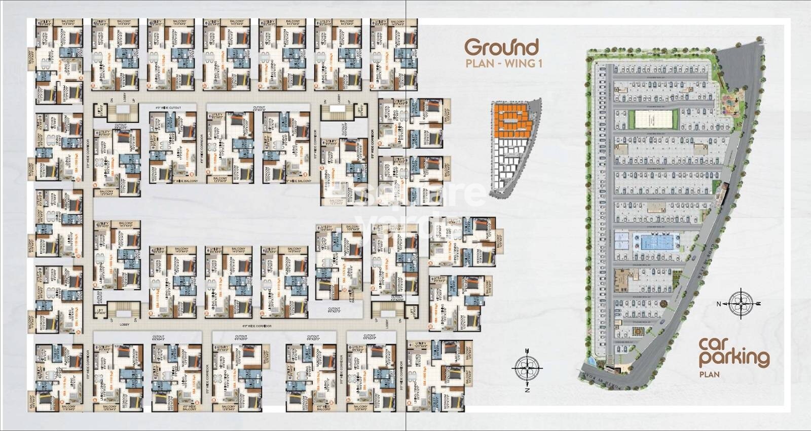 Sri Balaji White Woods Floor Plans 3