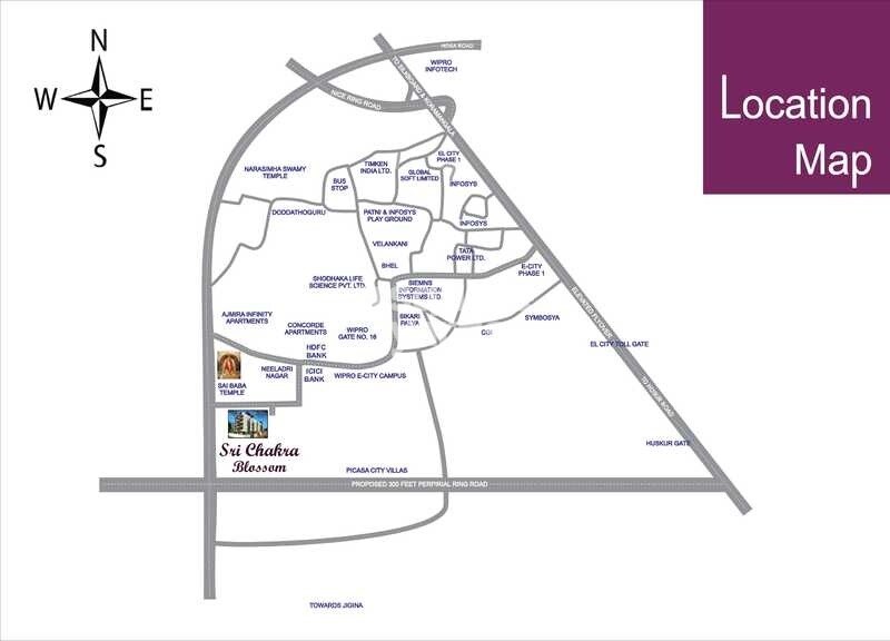 Sri Chakra Blossom Location Image