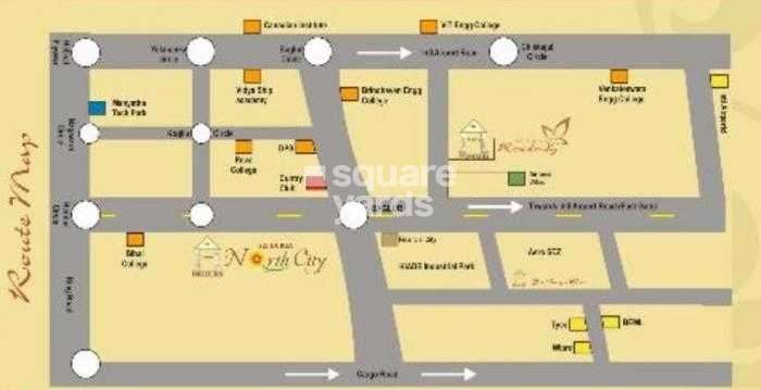 sri durga north city phase ii project location image1