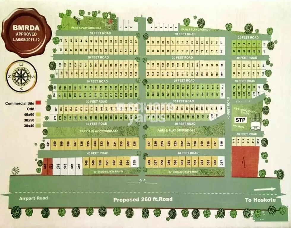 Sri Heramba Anjanadri Layout Master Plan 1