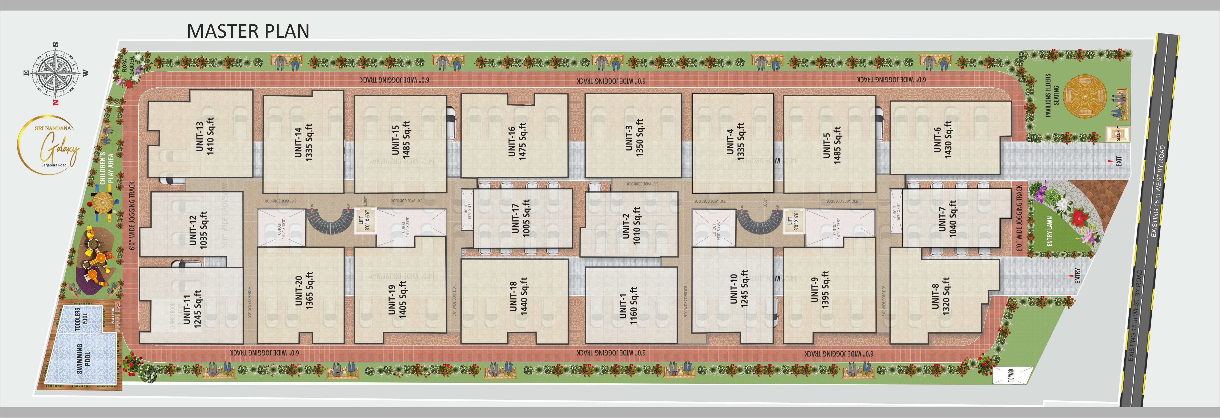 Sri Nandana Galaxy Master Plan 1