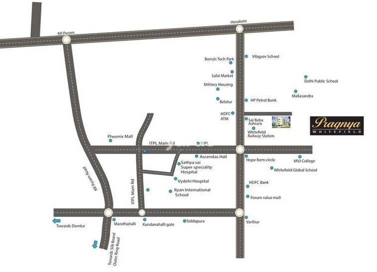 Sri Pragnya Apartment Location Image