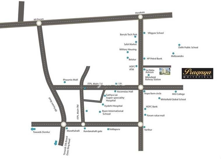 Sri Pragnya Apartment Location Image