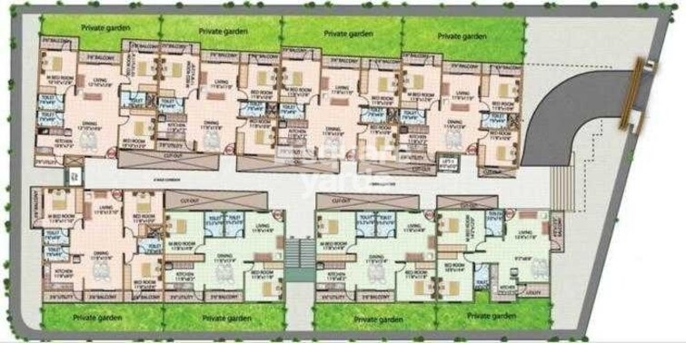 Sri Pragnya Apartment Master Plan Image