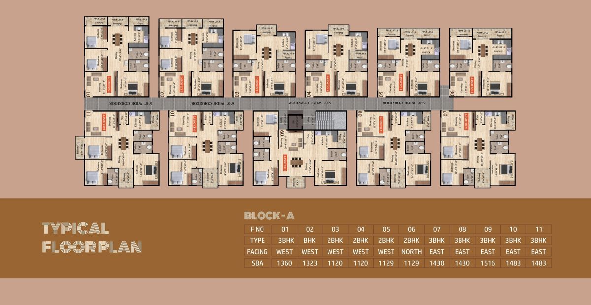 Sri Sai Bharath Towers Floor Plans