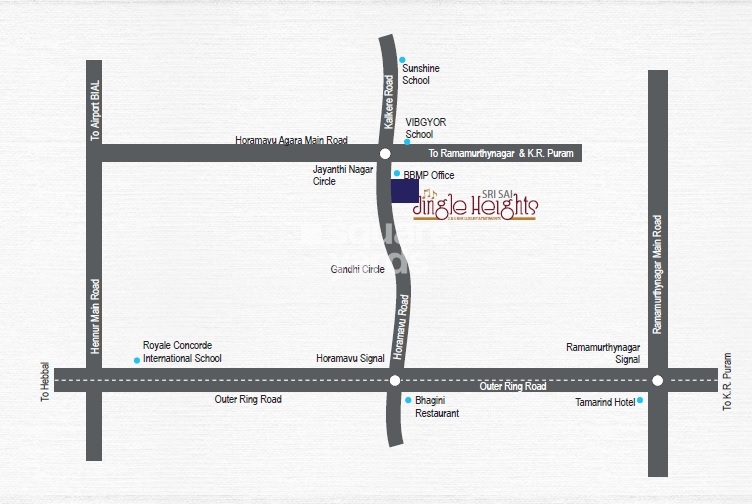 Sri Sai Jingle Heights Location Image