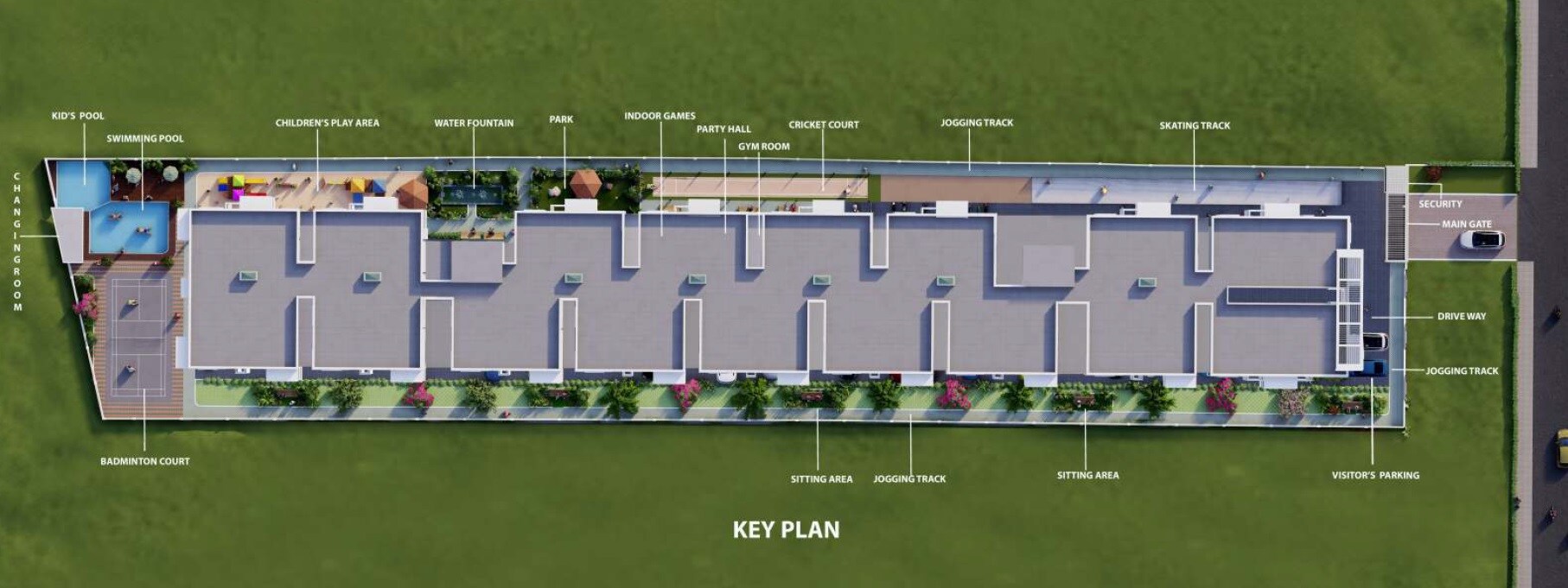 Sri Sai Krupa Meadows Master Plan 1
