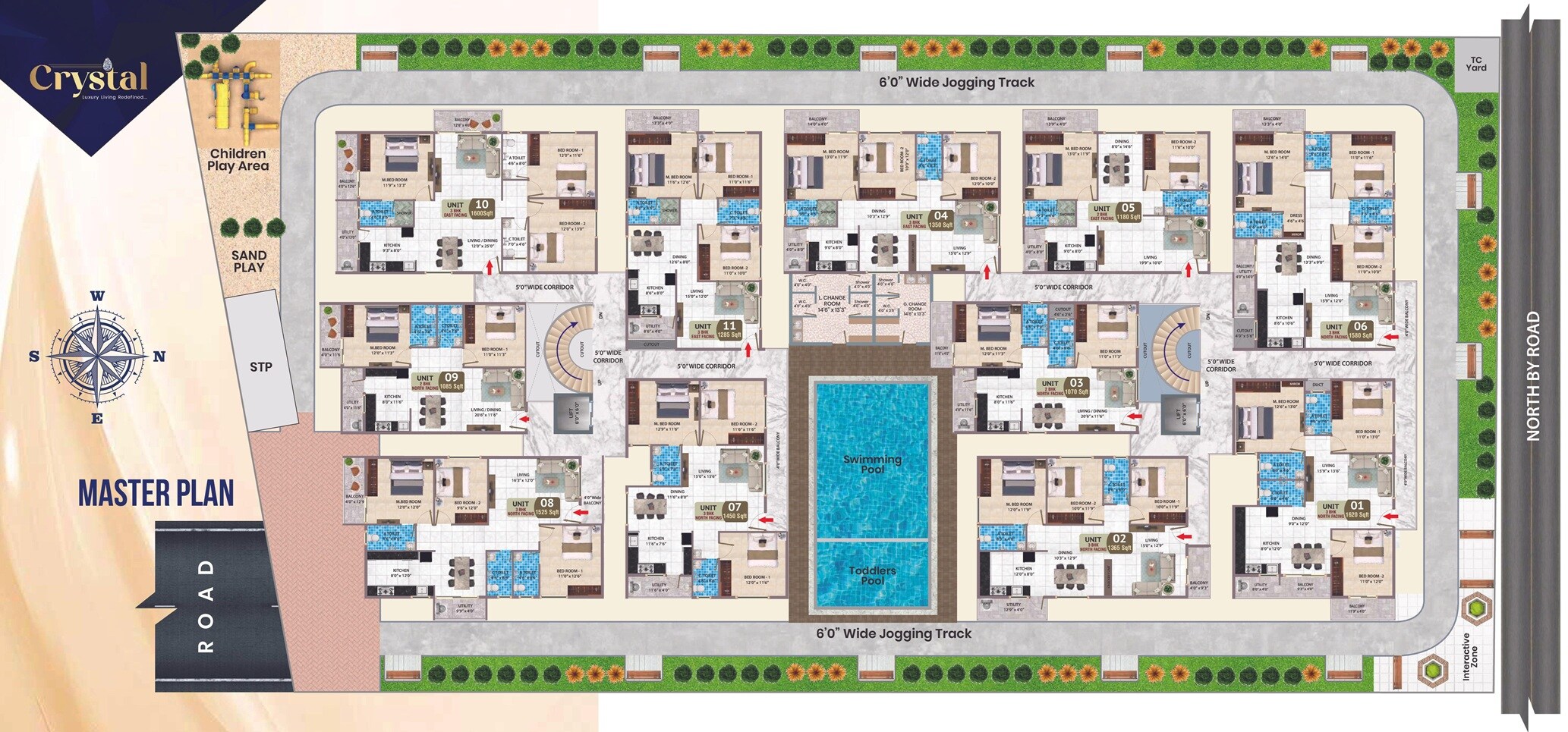 Sri Sai Nandana Crystal Master Plan 1