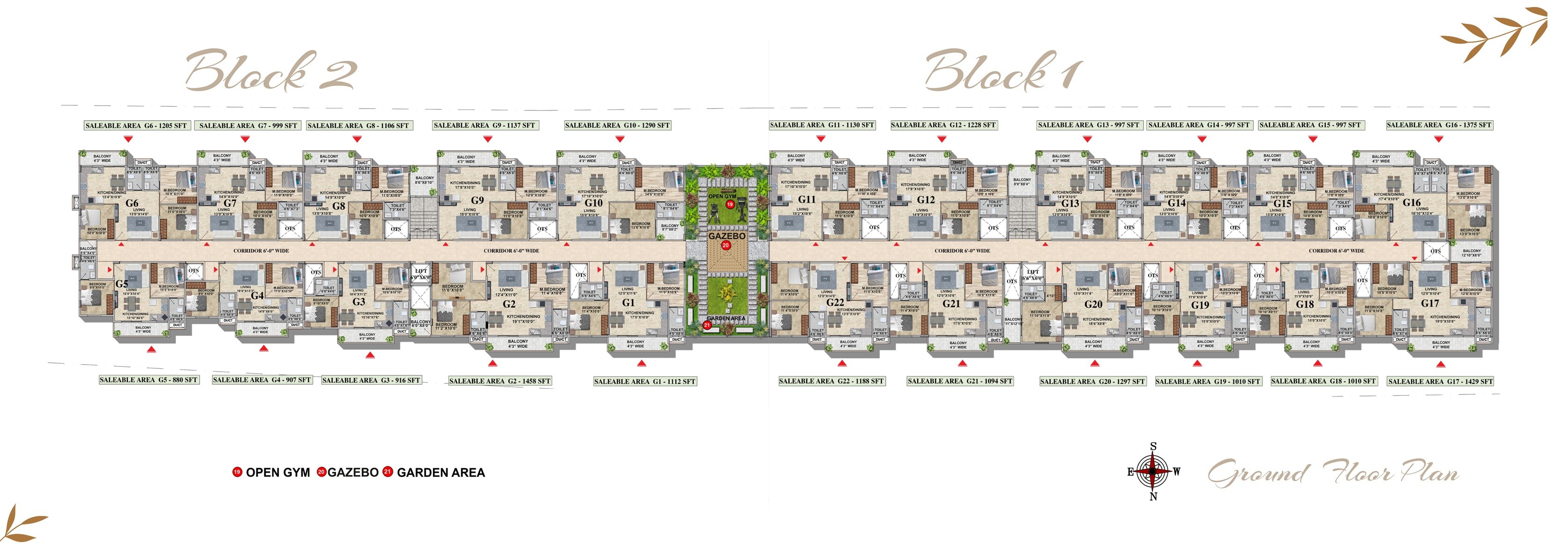 Sri Sai Vihar Sompura Floor Plans