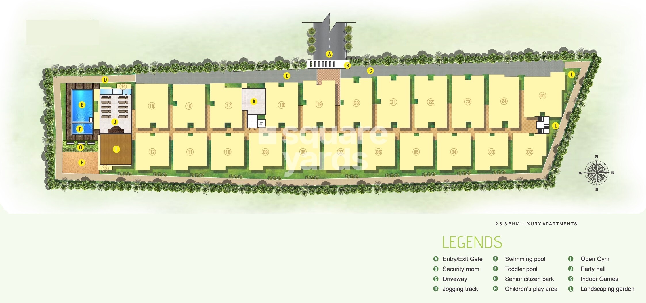 Sri Sathvik Nandanam Master Plan Image
