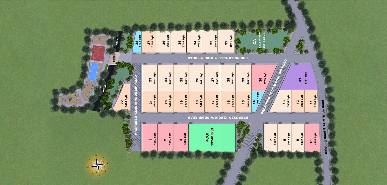 Sri Sri Nagar Master Plan Image