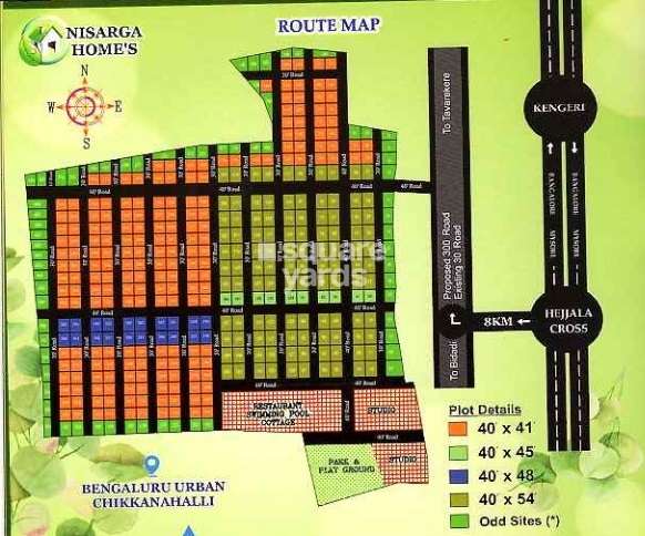 sri thirumala nisarga homes project master plan image1