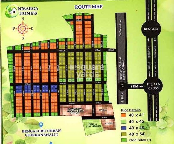 Sri Thirumala Nisarga Homes Master Plan 1