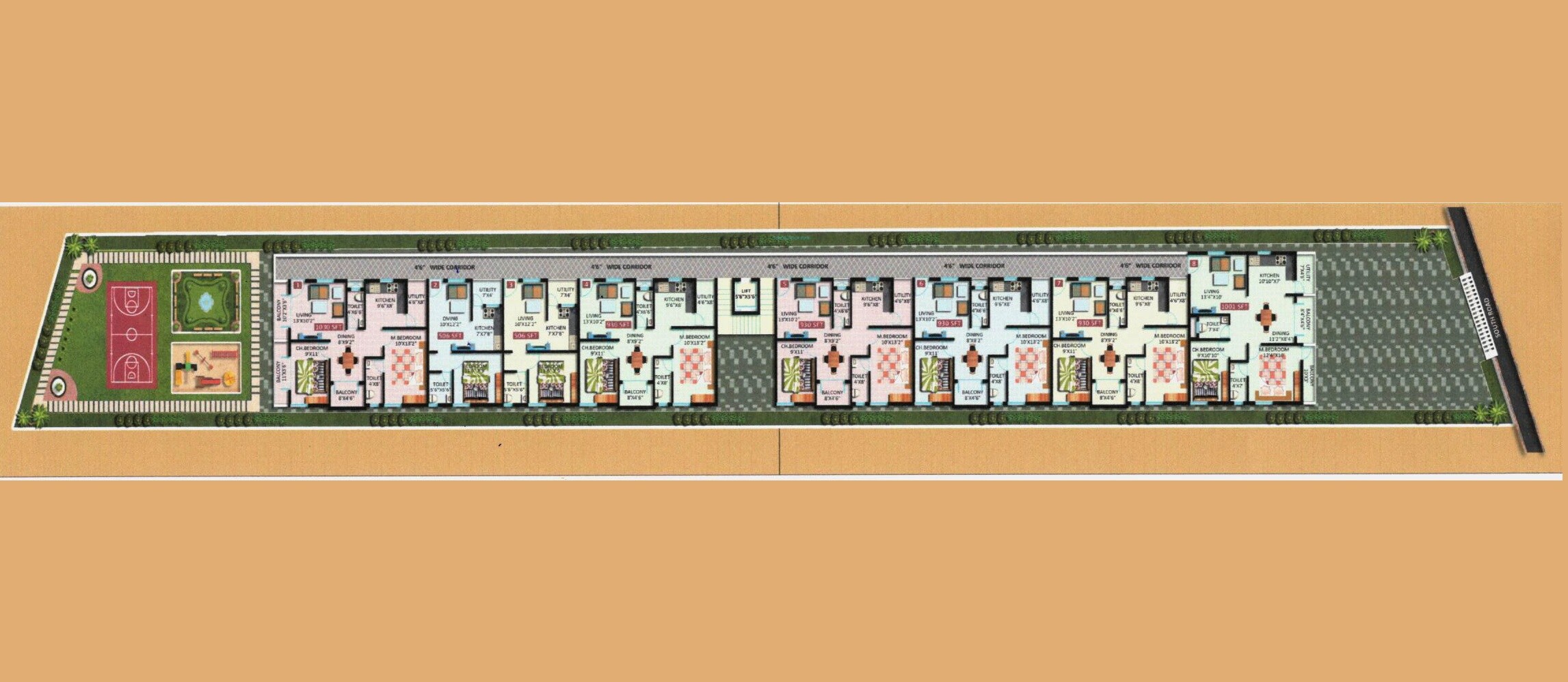 Sri Vyshnavi Brundavanam Master Plan 1