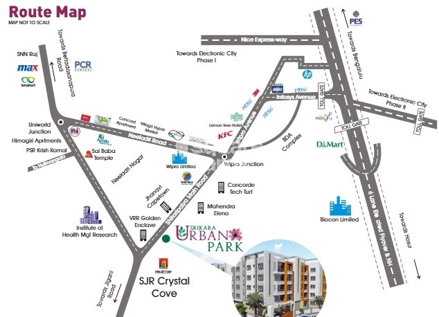 Srikara Urban Park Location Image