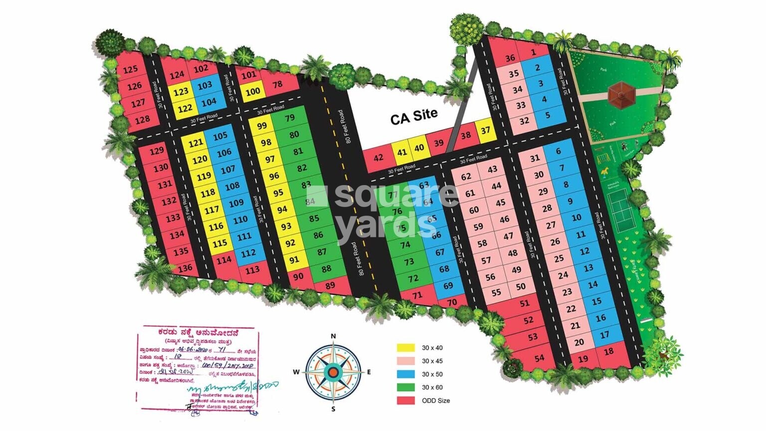 Sriparvata And Best Green County Master Plan 1