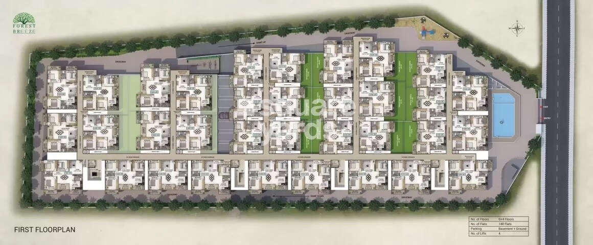 Srivari-Forest-Breeze_a model of a train on a train track