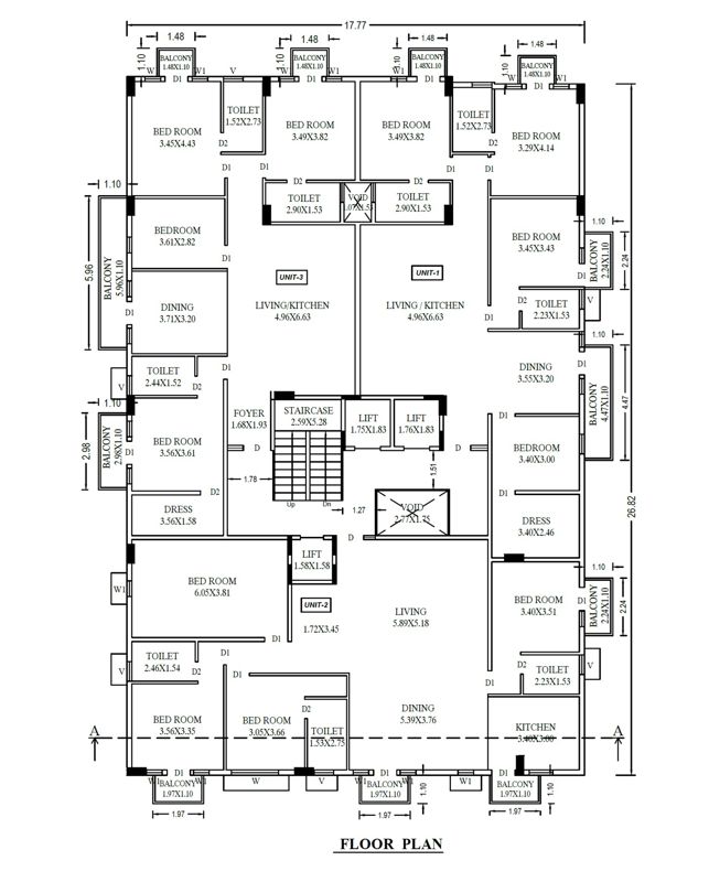 Srivatsav Jubilee Heritage Floor Plans