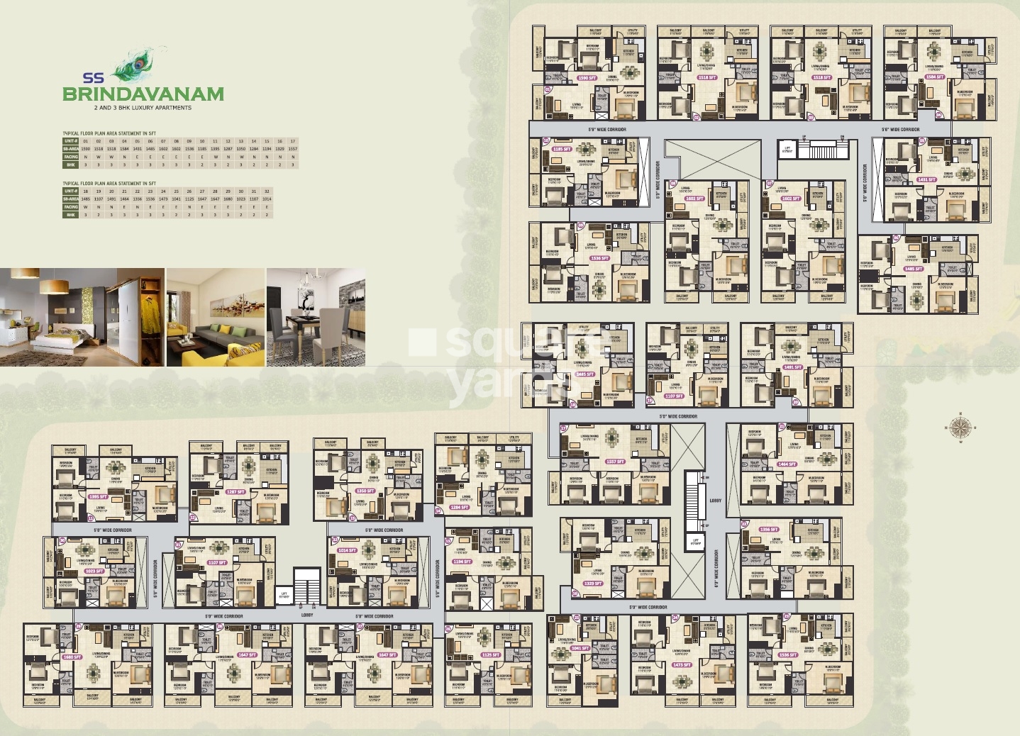 SS Brindavanam Floor Plans