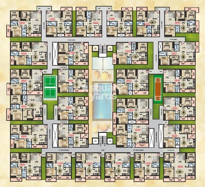 SS Paradise Sompura Floor Plans